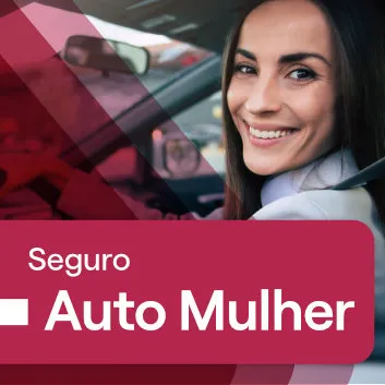 Seguro Auto Mulher — arte oficial do produto