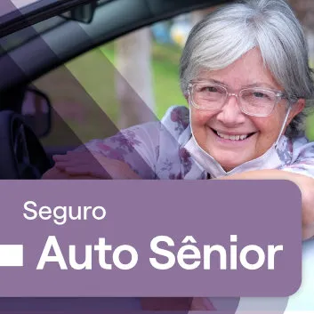Seguro Auto Sênior — arte oficial do produto
