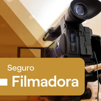Seguro para Filmadora — arte oficial do produto