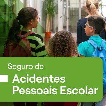 Seguro de Acidentes Pessoais Escolar — arte oficial do produto